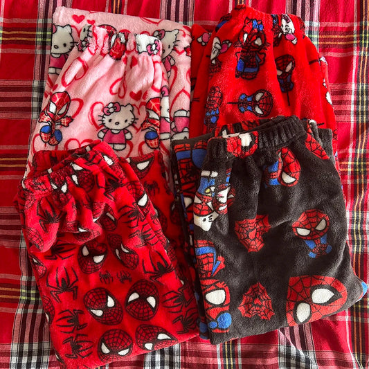 H.Kitty x Spider-Man Velvet Pajamas